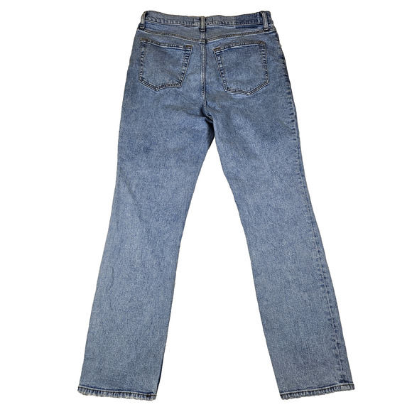 Abercrombie Fitch Jeans 90s Slim Straight Ultra High Rise Blue Women Size 31/12 - Picture 4 of 15